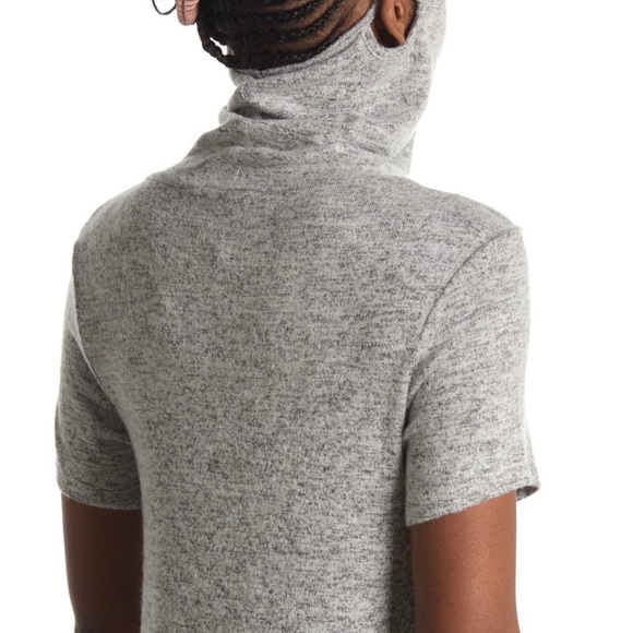 Bobeau Cowl Neck Built in Face Mask Sweater Dress - Picture 5 of 5